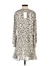 MNG 100% Polyester Animal Print Ivory Casual Dress Size 4 - photo 2