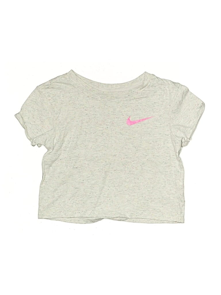 Pre-owned Nike Kids' Short Sleeve T-shirt In Silver