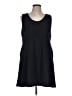 Uniqlo Solid Black Casual Dress Size L - photo 1