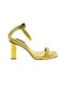 Natori 100% Leather Color Block Yellow Sandals Size 7 1/2 - photo 1