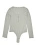 Just Fab Gray Bodysuit Size XL - photo 1