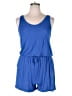 REORIA Solid Blue Romper Size XL - photo 1
