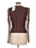 ASTR The Label Brown Long Sleeve Blouse Size L - photo 2