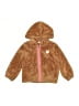 Roxy 100% Polyester Brown Zip Up Hoodie Size 4 - photo 1