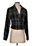 Slate & Willow 100% Polyester Plaid Black Blazer Size S - photo 1