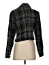 Slate & Willow 100% Polyester Plaid Black Blazer Size S - photo 2