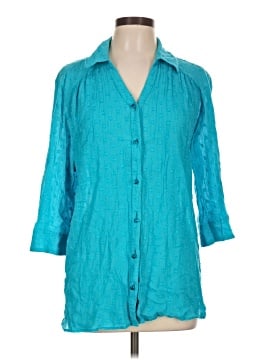 D&Co. 3/4 Sleeve Button-Down Shirt (view 1)