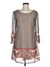 Speechless 100% Polyester Paisley Gray Casual Dress Size M - photo 1