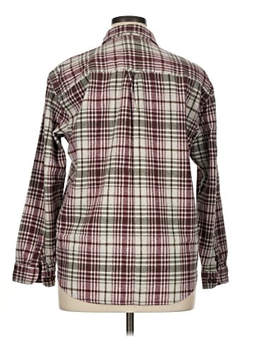 St. John's Bay 3/4 Sleeve Button-Down Shirt (view 2)