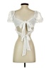 Shein 100% Polyester White Sleeveless Blouse Size 4 - photo 2