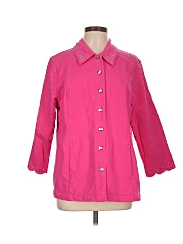Quacker Factory 3/4 Sleeve Button-Down Shirt (view 1)