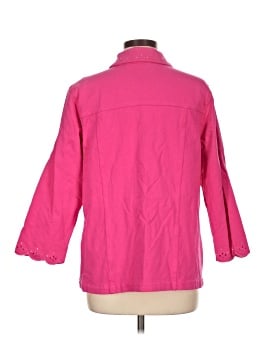 Quacker Factory 3/4 Sleeve Button-Down Shirt (view 2)