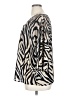 Worthington 100% Polyester Animal Print Ivory Cardigan Size 1X - photo 5