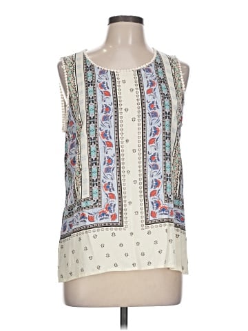 Skies Are Blue Sleeveless Blouse (view 1)