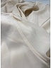 The Row 100% Silk Ivory Long Sleeve Silk Top Size 6 - photo 8