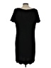 Jones Studio Solid Black Casual Dress Size L - photo 2