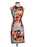 Clover Canyon Graphic Orange Cocktail Dress Size S - photo 1