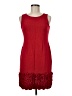 Taylor Red Cocktail Dress Size 6 - photo 1