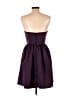 David's Bridal 100% Polyester Solid Purple Cocktail Dress Size 10 - photo 2