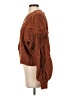 Line & Dot Brown Pullover Sweater Size S - photo 5