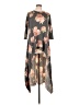 Annabelle Floral Gray Casual Dress Size L - photo 1