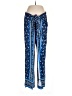Lands' End Paisley Blue Casual Pants Size M - photo 1