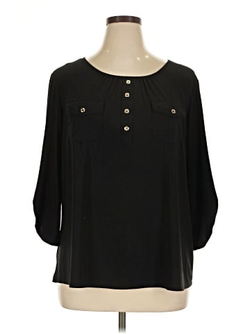 Perseption Concept 3/4 Sleeve Blouse (view 1)
