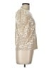 Zara Gold Short Sleeve Blouse Size L - photo 4