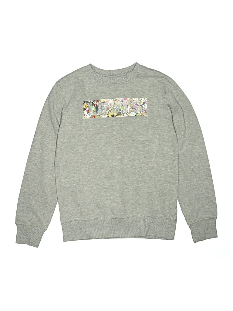 Pre-owned Levi's Kids'  Sweatshirt In Gray