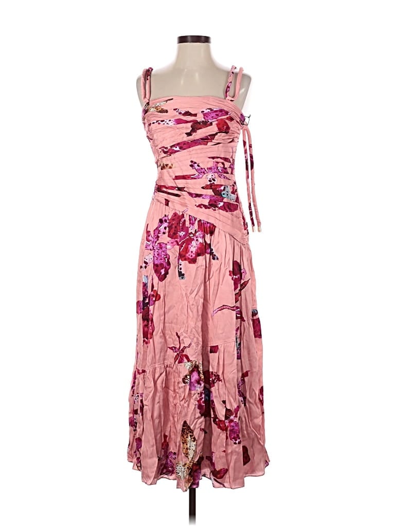 Pre-owned Amur Cocktail Dress In Pink