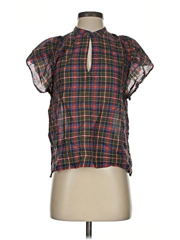 Birds of Paradis by Trovata Short Sleeve Blouse (view 1)