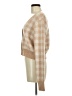 William Rast Checkered-gingham Tan Cardigan Size M - photo 5