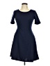 Maison Jules Solid Blue Casual Dress Size M - photo 1