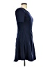 Maison Jules Solid Blue Casual Dress Size M - photo 4