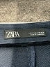 Zara Chevron-herringbone Blue Dress Pants Size S - photo 4