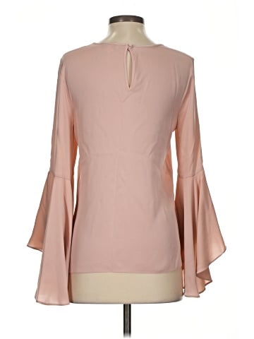 Milly 3/4 Sleeve Silk Top (view 2)