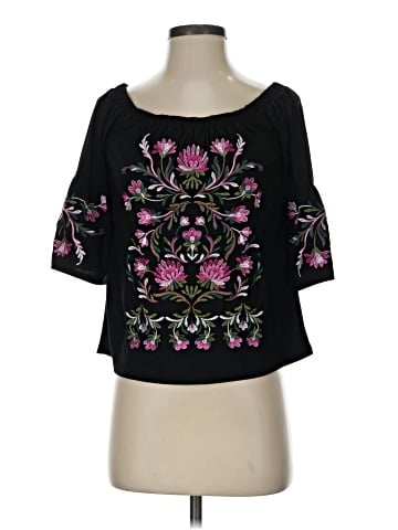 INC International Concepts 3/4 Sleeve Top (view 1)