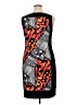 Joseph Ribkoff Color Block Stripes Tie-dye Black Cocktail Dress Size 16 - photo 2