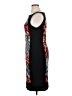 Joseph Ribkoff Color Block Stripes Tie-dye Black Cocktail Dress Size 16 - photo 5
