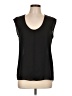 Stella Luce 100% Polyester Black Sleeveless Blouse Size L - photo 1