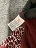 Talbots Animal Print Burgundy Casual Skirt Size 16W - photo 5