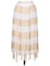 Chico's 100% Rayon Tie-dye Ivory Casual Skirt Size Lg (2) - photo 1