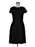 Cato Solid Black Casual Dress Size 6 - photo 1