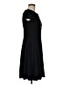 Cato Solid Black Casual Dress Size 6 - photo 4