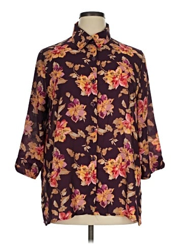 Draper's & Damon's 3/4 Sleeve Blouse (view 1)