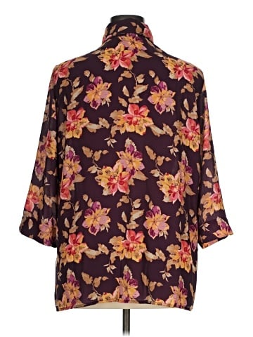 Draper's & Damon's 3/4 Sleeve Blouse (view 2)