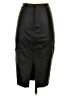 Privy Black Faux Leather Skirt Size S - photo 2