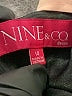 Nine & Co. Color Block Black Cocktail Dress Size 14 - photo 7
