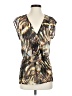 Tinley Road 100% Polyester Black Short Sleeve Blouse Size XS - photo 1