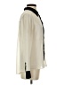 Guess Color Block Ivory Long Sleeve Blouse Size S - photo 4